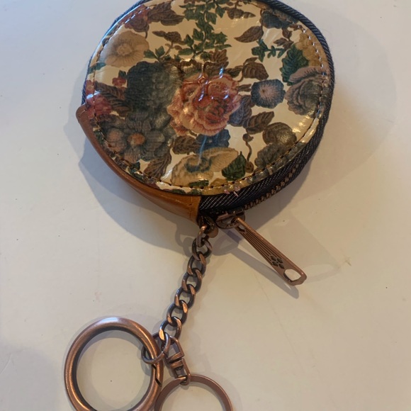 Patricia Nash Floral Keychain Coin Holder - Picture 1 of 3